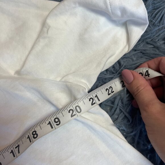 J.Jill Pure Jill White Cowl Neck Top Size L Petite - Picture 3 of 5